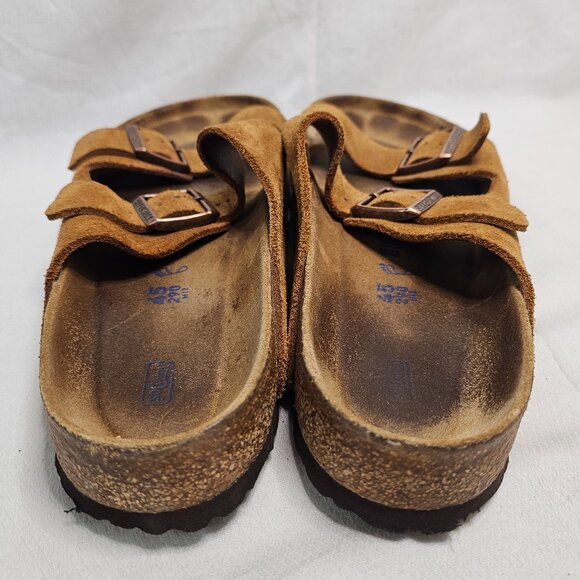 Birkenstock 290 Arizona Sandals Brown Leather Buckle Germany Men\'s Size 45 US 12 main image 11